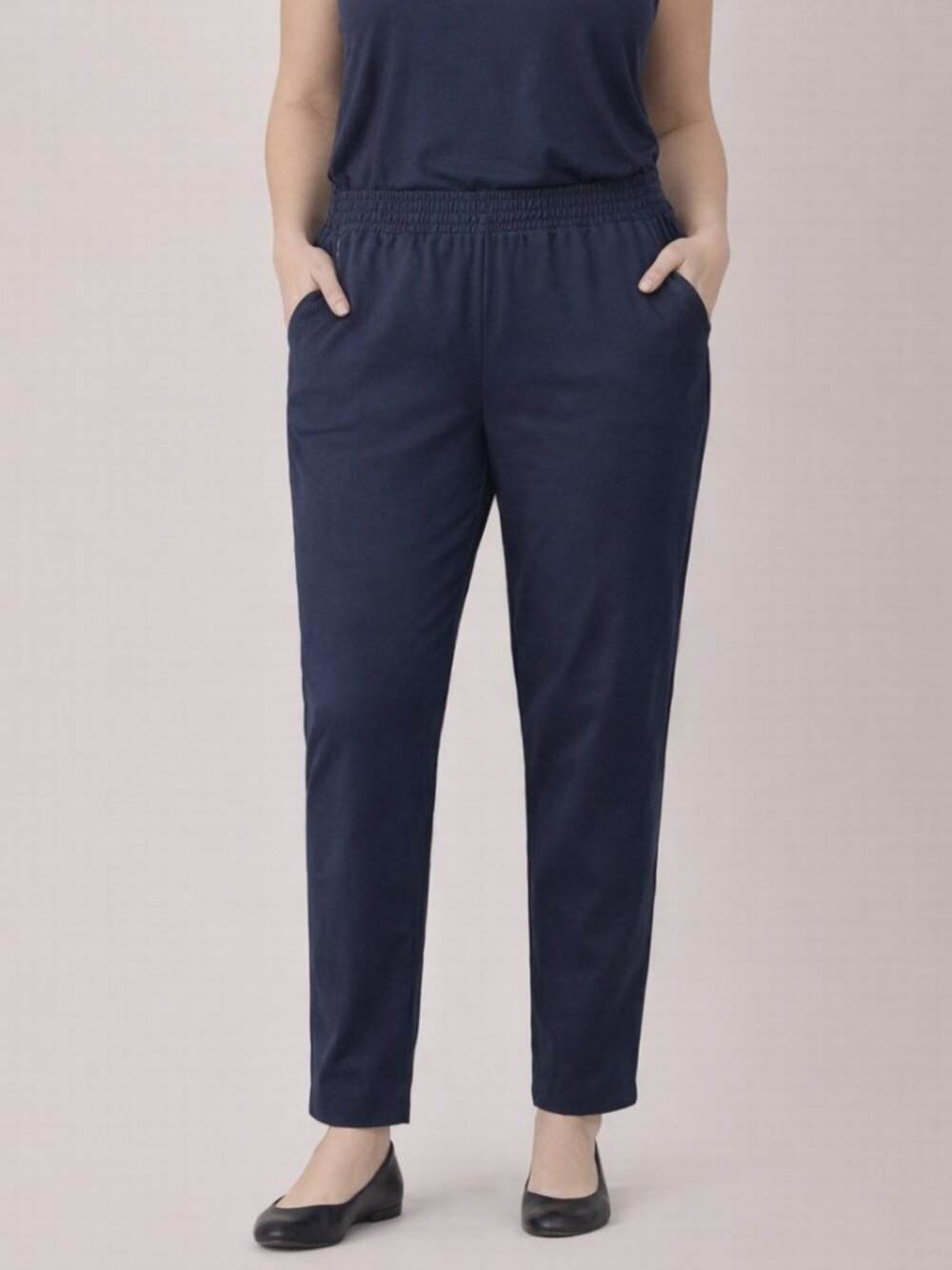 Penmans Dark Blue Elastic Waist Pants Trousers size 14P